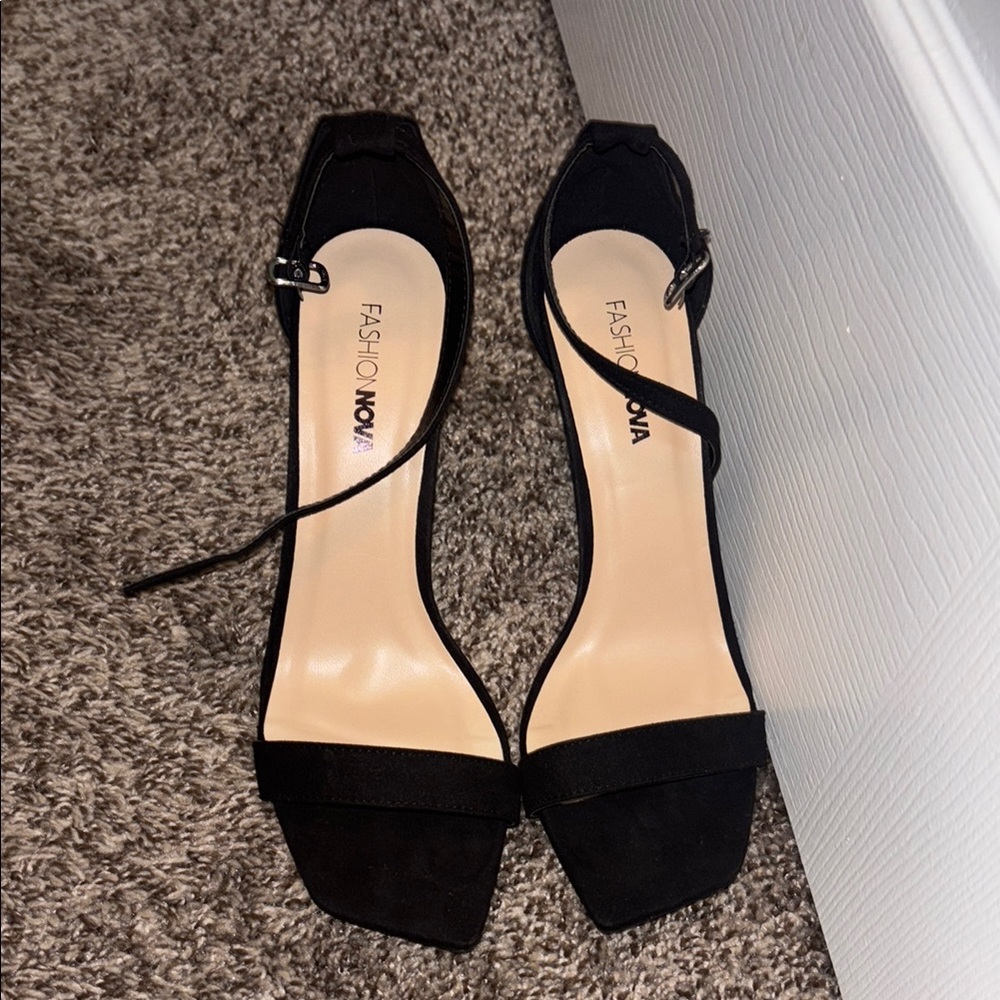 Fashion Nova Black Women's Heels